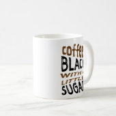 koffie met suiker koffiemok (Voorkant rechts)