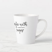 Koffie met suiker latte mok (Rechts)