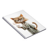 Koffie met trompy Cat Needs Notitieboek (Rechterzijde)
