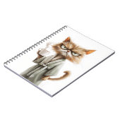 Koffie met trompy Cat Needs Notitieboek (Linkerzijde)
