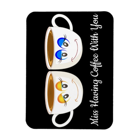 Koffie met uw koffie-cups ontbreekt magneet (Verticaal)