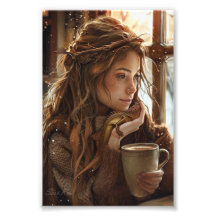 Koffie met vrienden fotoprint