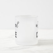 Koffie met wiet matglas koffiemok (Center)