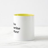 Koffie, mijn favoriete collega mok (Midden)