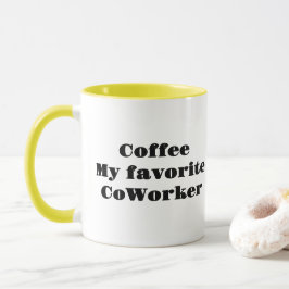 Koffie, mijn favoriete collega mok