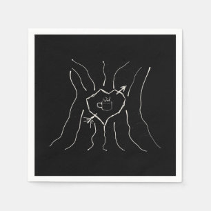 Koffie mijn liefde servet