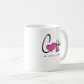Koffie: Mijn liefde Taal Mok (Voorkant rechts)