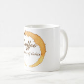 Koffie - Mijn medicijn Koffiemok (Voorkant rechts)