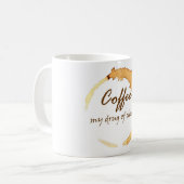 Koffie - Mijn medicijn Koffiemok (Voorkant links)