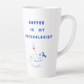 Koffie, mijn stille therapeut latte mok (Rechts)