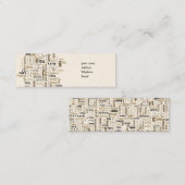 Koffie Mini Visitekaartje (Voorkant / Achterkant)