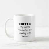 Koffie Misanthropy Humor Koffiemok (Links)