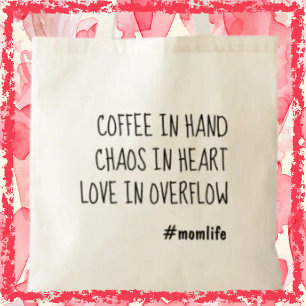 Koffie Moeder Schattige Moeder Trendy Moederdag Ca Tote Bag