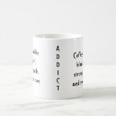 Koffie moet zwart zijn als hel Mok (Center)