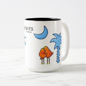 Koffie-Mok 15 oz. Tweekleurige Koffiemok (Voorkant rechts)