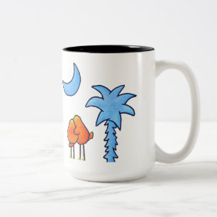 Koffie-Mok 15 oz. Tweekleurige Koffiemok