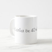 Koffie-Mok-40e verjaardag Koffiemok (Voorkant links)