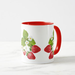 Koffie-Mok-aardbeien Mok