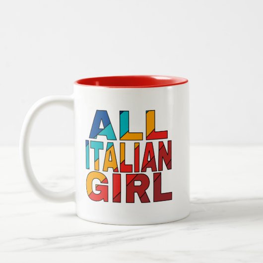 Koffie Mok All Italian Girl design (Links)
