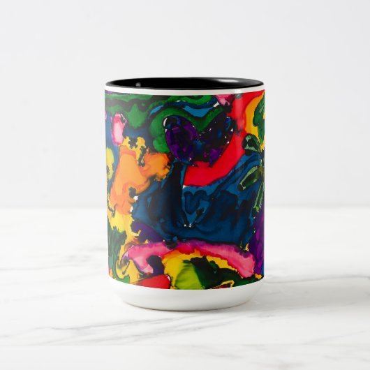 Koffie-Mok, alles rond Joy Tweekleurige Koffiemok (Center)