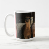 Koffie Mok - Alpaca's in de sneeuw (Links)