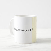 Koffie-Mok, antisociaal? Koffiemok (Voorkant links)