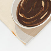 Koffie Mok & Bean Fleece Deken (Hoek)