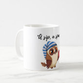 "Koffie Mok: Begin sterk, drink sterk" Koffiemok (Voorkant links)