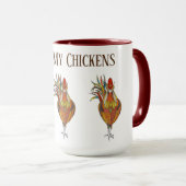 Koffie Mok-Bless My Kippen Mok (Voorkant rechts)