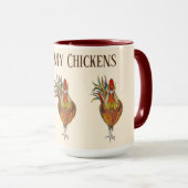 Koffie Mok-Bless My Kippen Mok (Voorkant rechts)
