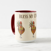 Koffie Mok-Bless My Kippen Mok (Voorkant links)