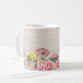 Koffie-Mok Bloemen Design Koffiemok (Voorkant links)