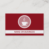 KOFFIE MOK bubble Visitekaartje (Achterkant)