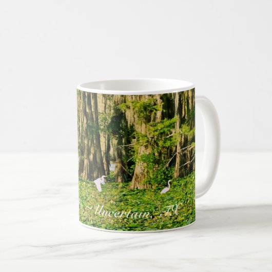 Koffie Mok - Caddo Lake Cypress & Bird-001 (Voorkant rechts)