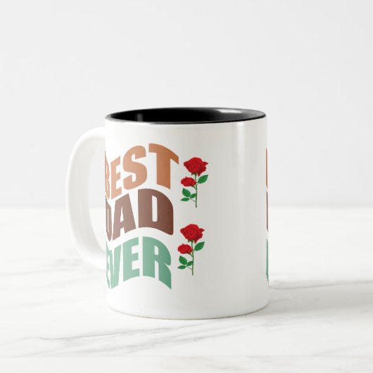 Koffie Mok cadeau voor papa beste papa ooit (Voorkant links)