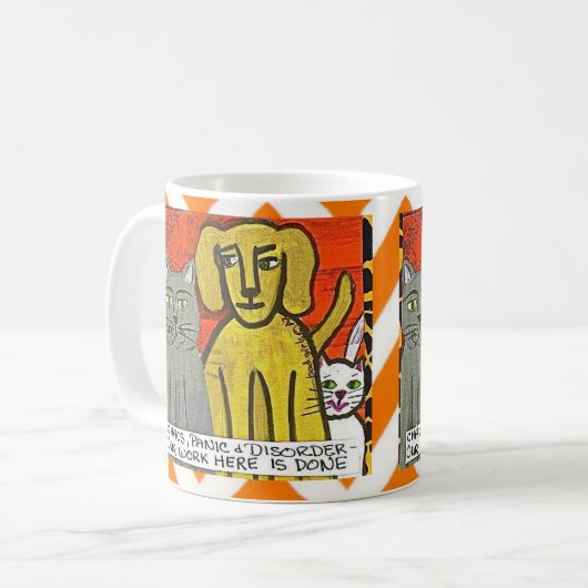 KOFFIE MOK-CHAOS, PANIG, DISORDER KOFFIEMOK (Voorkant links)