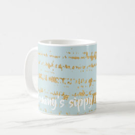 Koffie mok "Classic Gold/Blue Mama's Sippy Cup"