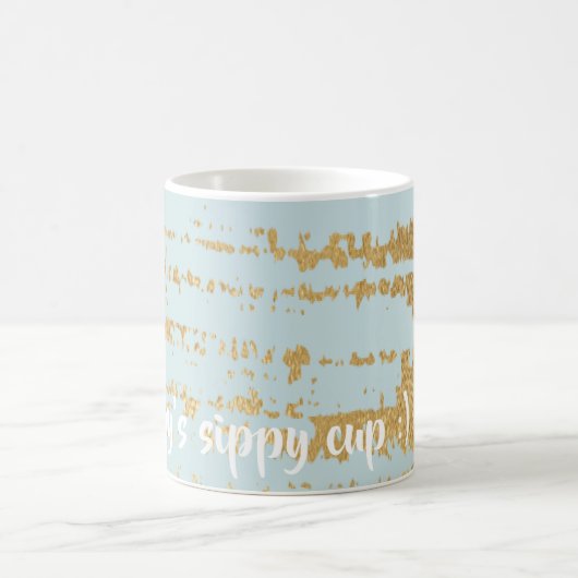 Koffie mok "Classic Gold/Blue Mama's Sippy Cup" (Center)