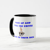 Koffie Mok Costa Rica, Ontsnappen naar Costa Rica (Voorkant links)