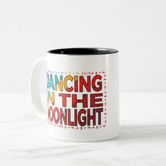 Koffie Mok Dansen in het Moonlight ontwerp (Voorkant links)