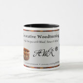 Koffie-Mok - Decoratief hout Mok (Midden)