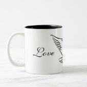 Koffie Mok Dove Love Peace (Links)