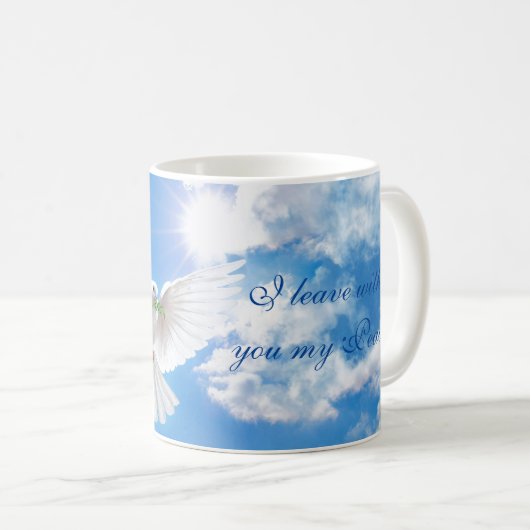 Koffie Mok Dove Peace (Voorkant rechts)