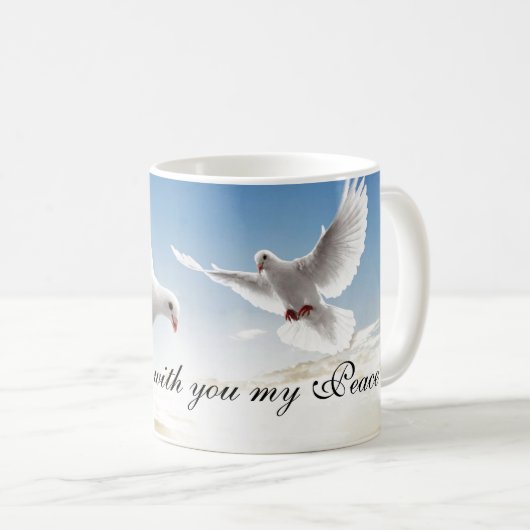 Koffie Mok Dove Peace (Voorkant rechts)