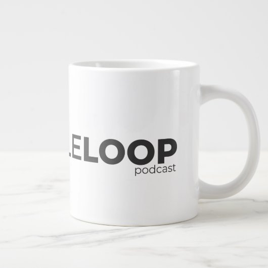 Koffie-Mok - Dubbele Loop Podcast Grote Koffiekop (Rechts)