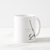 Koffie-Mok Duxbury MA-kaart Koffiemok (Voorkant rechts)