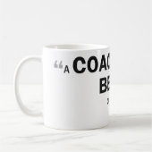 Koffie-mok - 'Een coach is je baken...' Koffiemok (Links)