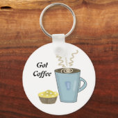 Koffie-Mok en Muffin-Sleutelhanger Sleutelhanger (Voorkant)