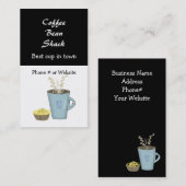Koffie-Mok en Muffin-Visitekaartje Visitekaartje (Voorkant / Achterkant)