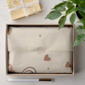 Koffie Mok en stoom in Doodle Style Tissuepapier (Geschenk)